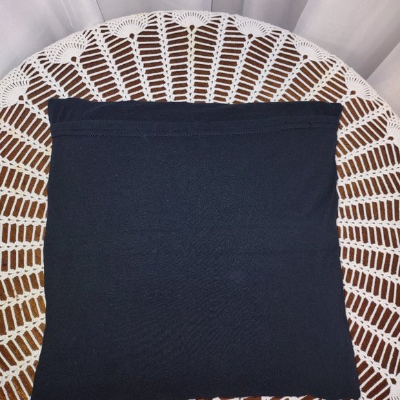 Rag Frog Revival Throw pillow cover Upcycled from a t-shirt size 12"x12" - Picture 3 of 4